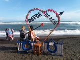 spot foto di pantai depok jogja