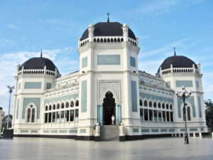 Tampak Depan Masjid Raya Medan